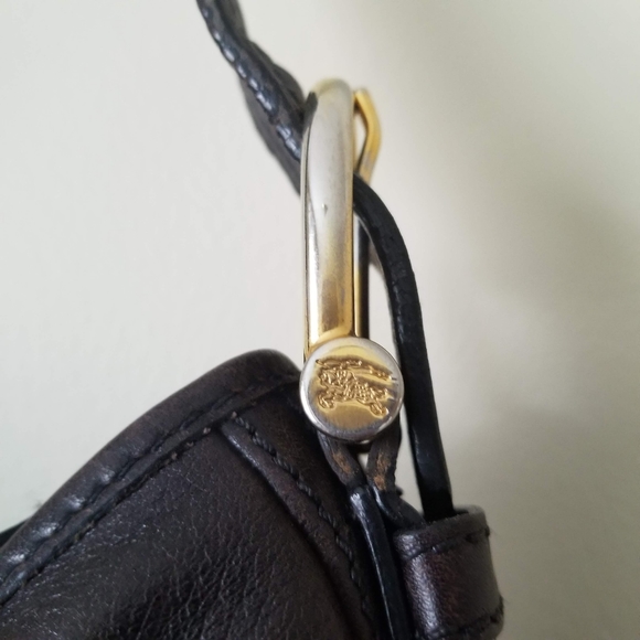 Vintage Burberry leather shoulder bag - Picture 5 of 12